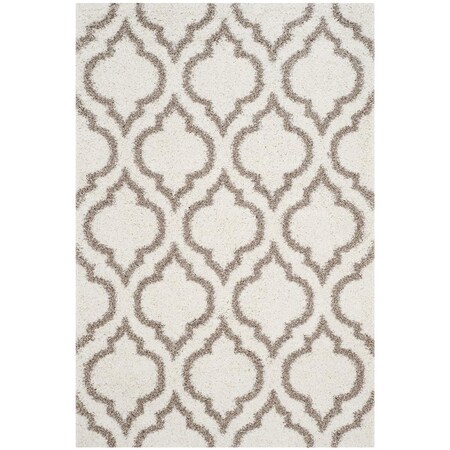 Safavieh 2 x 3 ft. Hudson Shag Power Loomed Accent Area Rug; Ivory & Beige SGH284D-2